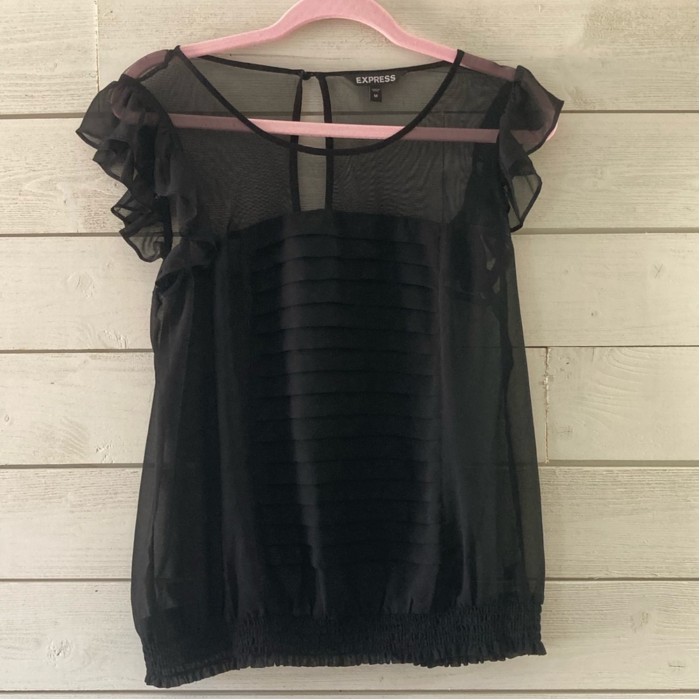 Black dress top